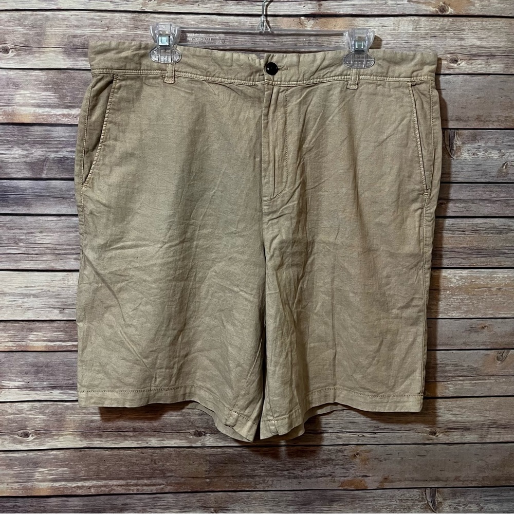 Rails Men's Linen Boden Short Khaki Size 36 B3